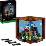 LEGO Minecraft Die Werkbank Bauset, Videospiel-Set mit 8 Figuren, darunter Steve,
