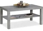 Relaxdays Couchtisch Betonoptik, mit Ablage, niedriger Tisch, f&uuml;r Wohnzimmer, HxBxT
