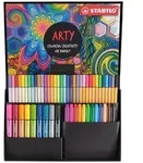STABILO Stifte-Set - ARTY Creative Set - 55er Pack - Fineliner, Filzschreiber,