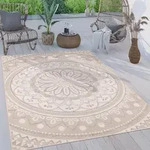 Paco Home Outdoor Teppich wetterfest & robust Mandala Boho Design pflegeleicht