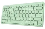 Trust Lyra, Mini, Kabellos, RF Wireless + Bluetooth, Scherenschalter, QWERTY, Gr&uuml;n -