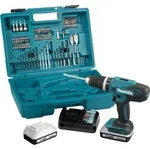 Makita HP488DAEX1 Akku-Schlagbohrmaschine inkl. Bit-Set, 18V 1,5Ah Li-Ion + 2.