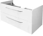 FACKELMANN Waschtisch-Unterschrank MILANO / Badschrank mit Soft-Close-System / Ma&szlig;e