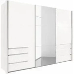 Schwebet&uuml;renschrank "Level 36" Kleiderschrank Schrank Dreht&uuml;renschrank wei&szlig; mit