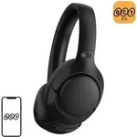 QCY H3, Verkabelt & Kabellos, Anrufe/Musik, 293 g, Kopfh&ouml;rer, Schwarz - Schwarz