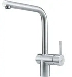 Franke Atlas Neo, Ziehen, Edelstahl, Hebelgriffe, Einzelbild, Typ L, Keramik - Silber