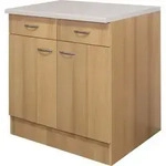 Flex Well Unterschrank mit Schublade und Dreht&uuml;r Nano BxTxH 80 x 60 x 85 cm...