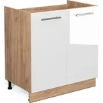 Sp&uuml;lenunterschrank Vicco Fame-Line Wei&szlig; Hochglanz 80 cm ohne Arbeitsplatte, Model