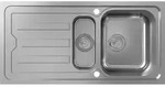 hansgrohe S44 S440-F517 100 Einbausp&uuml;le 342/145 mit Abtropffl&auml;che und automatischer