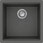 hansgrohe Unterbausp&uuml;le S53 SilicaTec, 436x436mm, steingrau - Grau