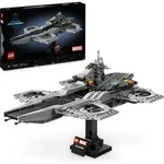 LEGO Marvel Helicarrier der Avengers, baubares Modell eines Flugzeugtr&auml;gers...
