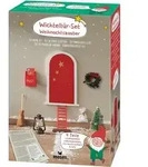 Wichtelt&uuml;r-Set Weihnachtszauber - Braun