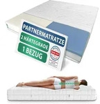 AM Qualit&auml;tsmatratzen | Premium 7-Zonen Partnermatratze 180x200 cm - H2 & H3 -