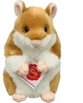 Teddy-Hermann Teddy Hermann Hamster 16 cm - Beige