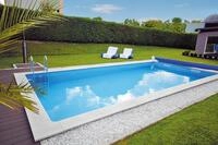 KWAD Styropor Pool Standard mit Edelstahlleiter KWAD Styropor Pool Set Standard mit