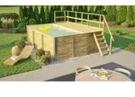 Massivholzpool 595 Gr.1 Sand B x T x H 500 x 315 x 203 - Beige