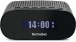 TechniSat TECHNIRADIO 50 | Kompakter DAB+ Radiowecker mit Display, 1 W | schwarz -