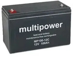 Multipower Blei-Akku MP100-12I Pb 12V / 100Ah Zyklenfest, M6 Innengewinde