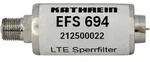 Kathrein EFS 694, 0,005 - 0,694 GHz, Grau, Stahl, F/F, 321 g, 42 g, 21 mm -