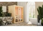 Karibu Sauna Innensauna Avari 1 Fronteinstieg ohne Zubeh&ouml;r 155x122x198 cm ohne