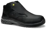 Sicherheitsstiefel jo_CLEAN Slipper black Mid ESD S3, Gr. 36 Jori 16671 - Schwarz -