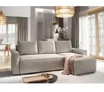 Masseno Ecksofa POTARO mit Schlaffunktion L-Form, Sofa mit Bettkasten,