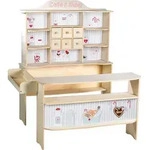 roba Kaufladen, 'Caf&eacute; & Shop', Holz natur, 6 Schubladen, Seitentheke & Theke mit