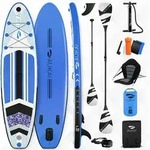 Stand Up Paddle Board 320cm 2in1 mit Kajak Sitz SUP Surfboard aufblasbar + Paddel und