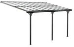 Westmann Alu Terrassen&uuml;berdachung Bruce 556 Schwarz 300x556x270 cm - Schwarz