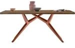 SIT M&ouml;bel Esszimmertisch 160 cm aus Teak | Tischplatte 50 mm natur | Gestell...