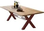 SIT M&ouml;bel Esstisch 180 x 100 cm | Tischplatte 40 mm | Wildeiche natur |...