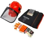 Oregon Kettens&auml;gen Schutzausr&uuml;stung Set ( 574742A ) mit Schutzhelm / Beinschutz und