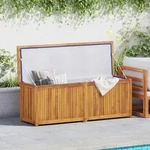 vidaXL Gartenbox 150x50x55 cm Massivholz Teak - Braun