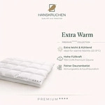 HANSKRUCHEN Daunendecke Winter 135x200 cm extra Warm 100% Daunen waschbar...