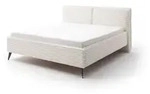 Meise M&ouml;bel Matera Polsterbett inkl. Bettkasten hellbeige mit schwarzen...