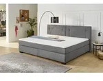 Jockenh&ouml;fer Family Boxspringbett 140x200 cm Dunkelgrau - Grau