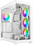 XILENCE Xilent Gleam X818.W.ARGB Gaming ATX PC-Geh&auml;use wei&szlig;, RGB ATX Midi Tower