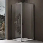 doporro Eck-Duschkabine Eckdusche Ravenna36k 90x100x195cm Duschabtrennung ESG