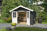 Weka Gartenhaus Vaduz 209, 28 mm Wandst&auml;rke mit Doppelt&uuml;r - B x T x H - 333.00 x