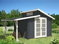 Luxhut L1.1.00051.5, Luxhut Alpholz Gartenhaus Aktiva mit Schleppdach 490x360cm