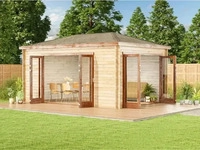 Luxhut L1.1.00353.0, Luxhut Alpholz Holz- Gartenhaus Sunrise 520x372cm...
