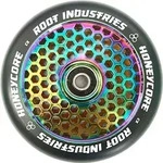 Root Industries Honeycore Stunt-Scooter Rolle 120mm Neochrom/PU Schwarz - Schwarz