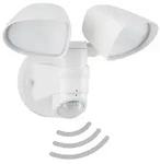 LED Au&szlig;enleuchte Bewegungsmelder Dauerlicht IP44 10W wei&szlig; Kunststoff...