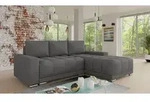 Ecksofa Pavo mit Schlaffunktion und Bettkasten - L-Form Couch mit Bonell-Federkern,