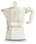 Bialetti Moka Exclusive, Mokka-Kanne, Creme, Aluminium, 3 Tassen, Thermoplast, 1