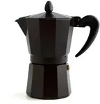Italienische Kaffeemaschine Quid Aluminium - Schwarz