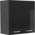 H&auml;ngeschrank Vicco R-Line Schwarz Hochglanz 60 cm, Model 41074 - Schwarz/Dunkelgrau