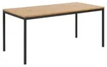 Actona Seaford Esstisch Stahl/Holzwerkstoff 160x80 cm - Braun