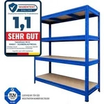 Weitspannregal Steckregal Schwerlastregal Kellerregal RIESENAUSWAHL blau 177x160x60