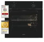 Exquisit Einbaubackofen EBE255-020 schwarz | Energieeffizienzklasse A | 59,0 l